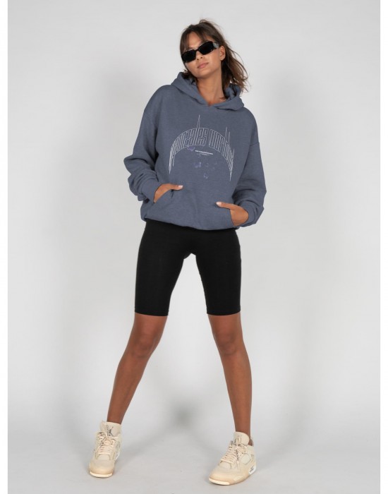 Ladies METAMORPHOSE V.3 Heavy Oversized Hoody vintageblue XXL