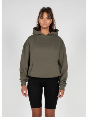 Ladies METAMORPHOSE V.4 x Heavy Oversized Hoody olive XXL