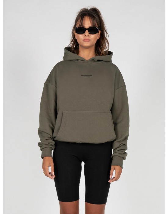 Ladies METAMORPHOSE V.4 x Heavy Oversized Hoody olive XXL