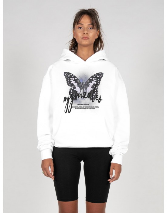 Ladies METAMORPHOSE V.7 x Heavy Oversized Hoody white XXL