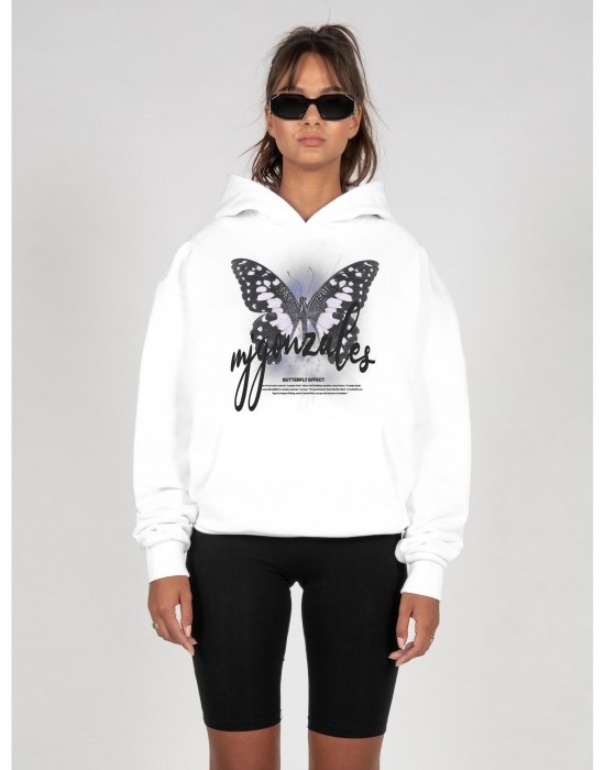 Ladies METAMORPHOSE V.7 x Heavy Oversized Hoody white XXL