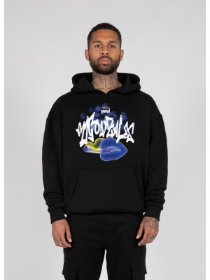 Суичър Kiss x Heavy Oversized Hoody black XXL