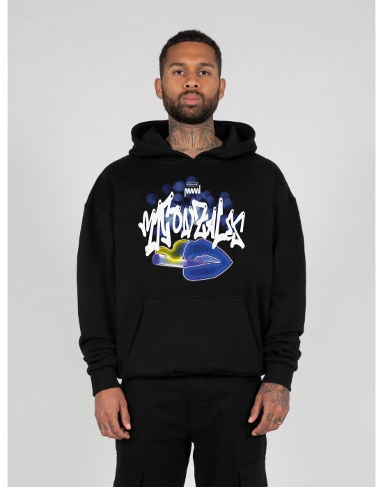 Суичър Kiss x Heavy Oversized Hoody black XXL