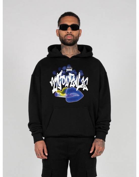 Суичър Kiss x Heavy Oversized Hoody black XXL