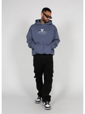 Суичър Department x Heavy Oversized Hoody vintageblue XXL