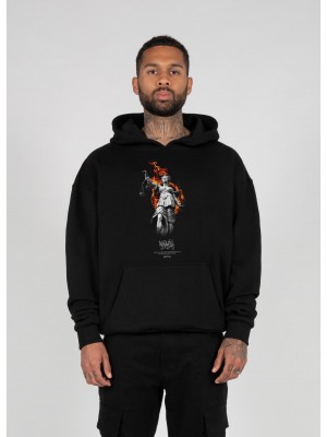 Суичър Justitia x Heavy Oversized Hoody black XXL