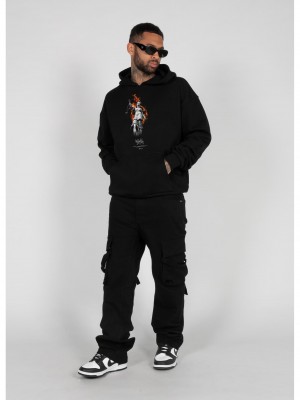 Суичър Justitia x Heavy Oversized Hoody black XXL