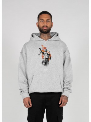 Суичър Justitia x Heavy Oversized Hoody grey XXL