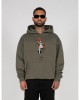 Суичър Justitia x Heavy Oversized Hoody olive XXL
