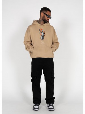 Суичър Justitia x Heavy Oversized Hoody unionbeige XXL