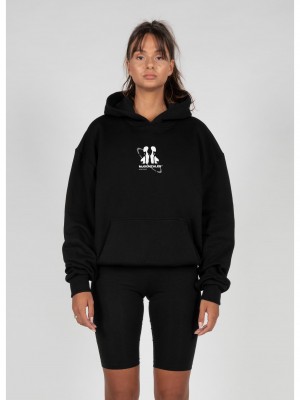 Circle x Ladies Heavy Oversized Hoody black XXL