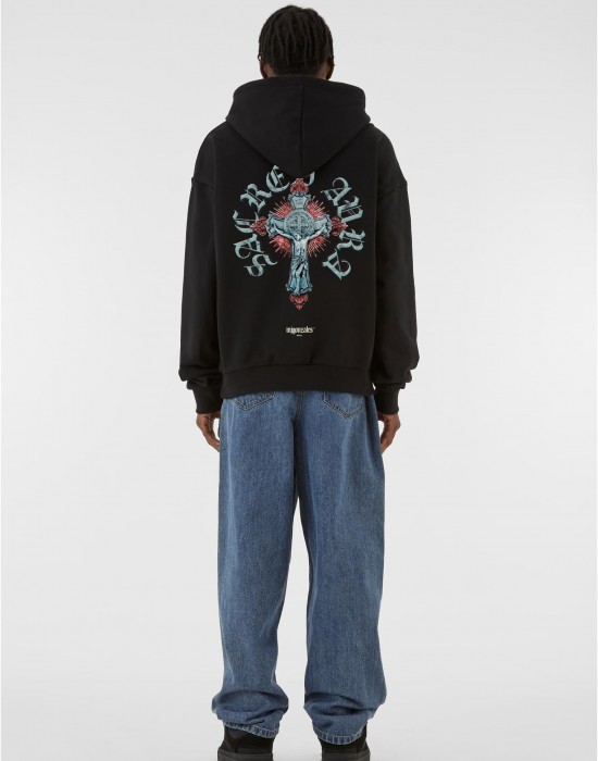 Суичър CROSS x MJG HEAVY OVERSIZED HOODY black XXL Суичър CROSS x MJG HEAVY OVERSIZED HOODY black XXL