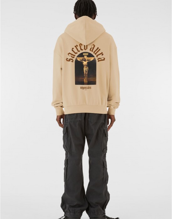 Суичър SACRED AURA x MJG HEAVY OVERSIZED HOODY unionbeige XXL Суичър SACRED AURA x MJG HEAVY OVERSIZED HOODY unionbeige XXL