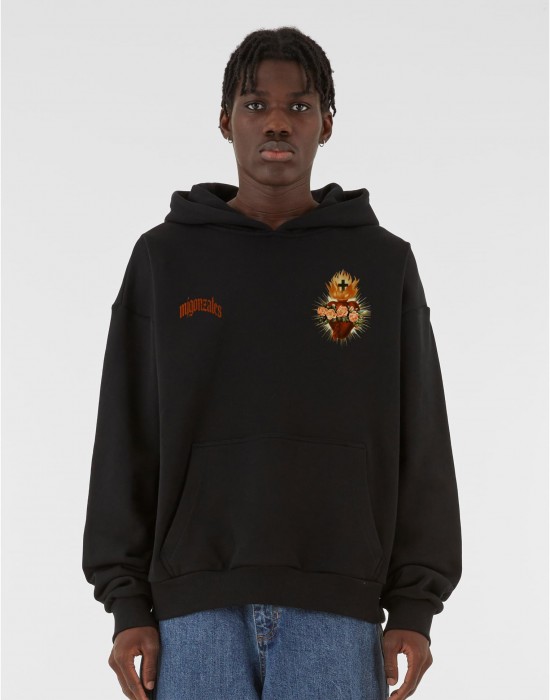 Суичър HEART x MJG HEAVY OVERSIZED HOODY black XXL Суичър HEART x MJG HEAVY OVERSIZED HOODY black XXL
