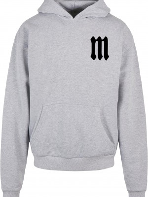 Суичър BARBED BLOOM - HEAVY OVERSIZED HOODY grey XXL