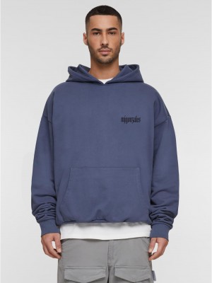 Суичър MJG Heavy Oversized Hoody -  FROSTED WINGS vintageblue XXL