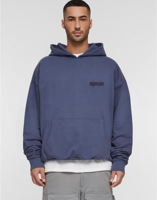 Суичър MJG Heavy Oversized Hoody -  FROSTED WINGS vintageblue XXL