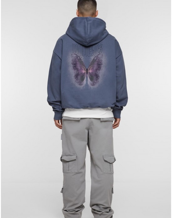 Суичър MJG Heavy Oversized Hoody -  FROSTED WINGS vintageblue XXL