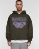 Суичър MJG Heavy Oversized Hoody -  BUTTERFLY ILLUSION olive XXL