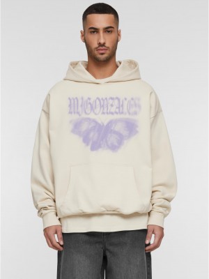 Суичър MJG Heavy Oversized Hoody -  BUTTERFLY ILLUSION sand XXL