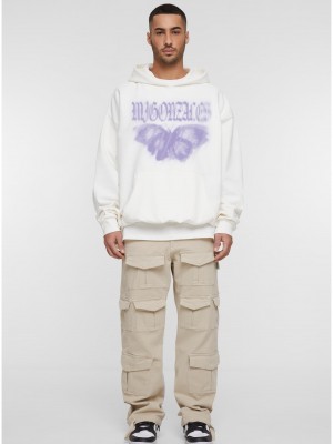 Суичър MJG Heavy Oversized Hoody -  BUTTERFLY ILLUSION ready for dye XXL