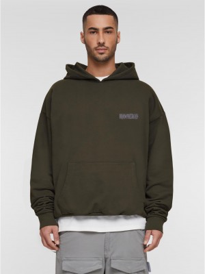 Суичър MJG Heavy Oversized Hoody - FEARLESS FLIGHT olive XXL