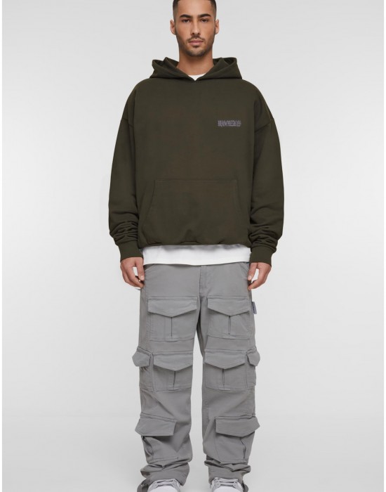 Суичър MJG Heavy Oversized Hoody - FEARLESS FLIGHT olive XXL