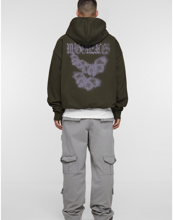 Суичър MJG Heavy Oversized Hoody - FEARLESS FLIGHT olive XXL