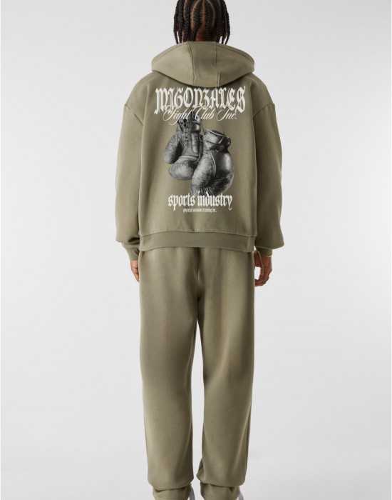 Суичър MJG Heavy Oversized Hoody - Knockout Kings paleolive XXL