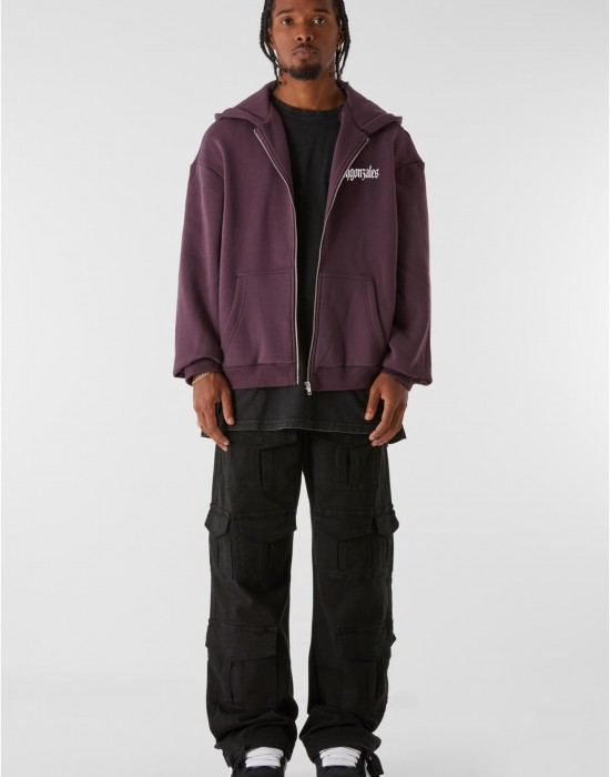 Суичър MJG Heavy Oversized Zip Hoody - Discipline Dynasty plumpurple XXL