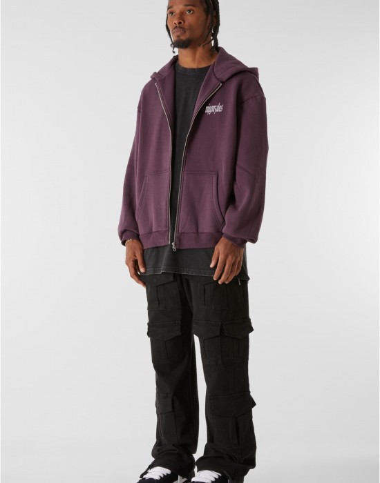 Суичър MJG Heavy Oversized Zip Hoody - Discipline Dynasty plumpurple XXL