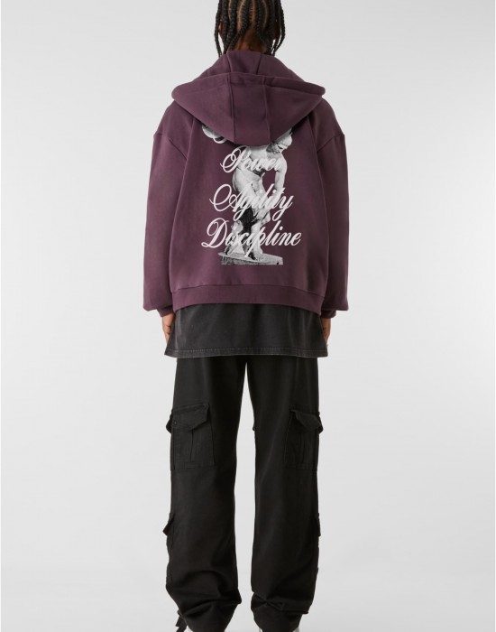 Суичър MJG Heavy Oversized Zip Hoody - Discipline Dynasty plumpurple XXL