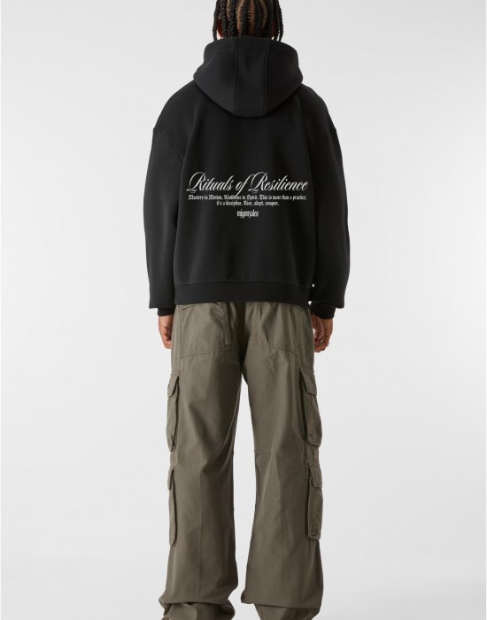 Суичър MJG Heavy Oversized Hoody - Resilence Rituals black XXL