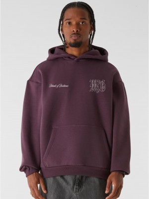 Суичър MJG Heavy Oversized Hoody - Resilence Rituals plumpurple XXL