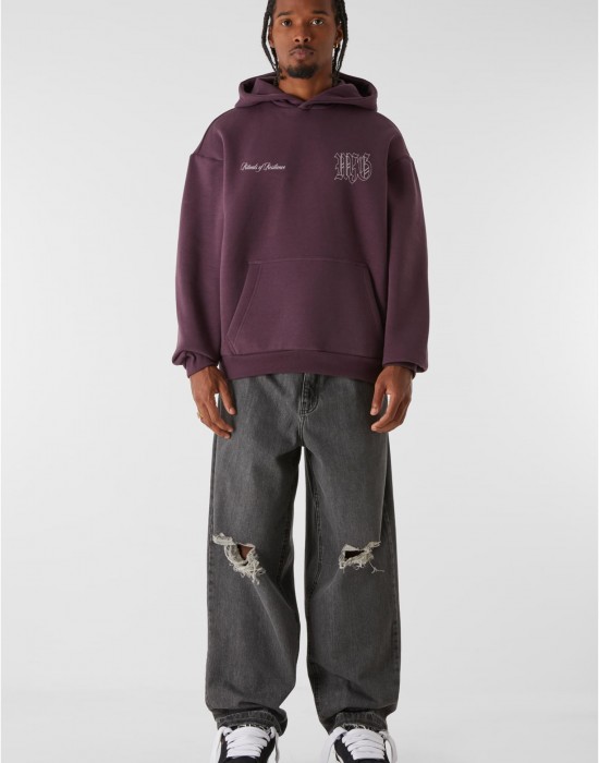 Суичър MJG Heavy Oversized Hoody - Resilence Rituals plumpurple XXL