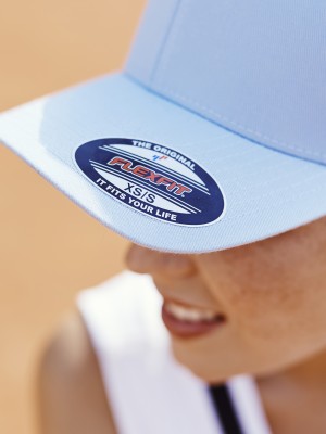 Шапка с козирка в светлосиньо Flexfit Wooly Combed Carolina