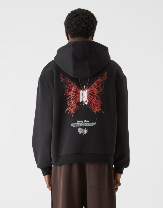 Суичър MJG Heavy Oversized Hoody - Inferno Butterfly black XXL