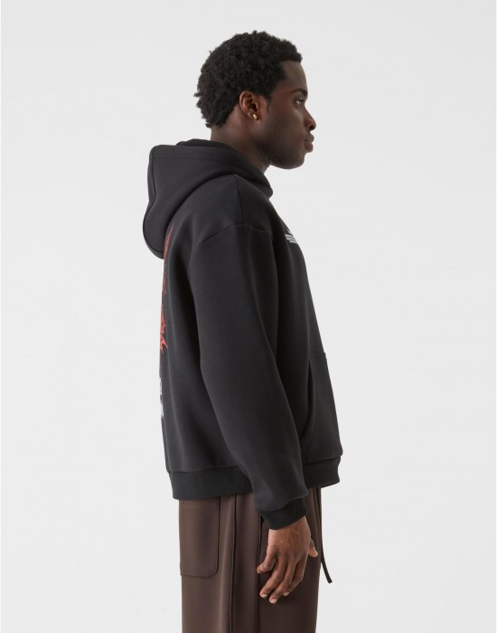 Суичър MJG Heavy Oversized Hoody - Inferno Butterfly black XXL