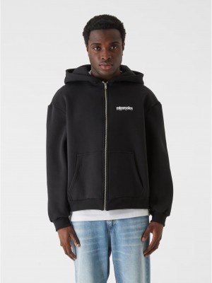 Суичър MJG Heavy Oversized Zip Hoody - Burning Wings black XXL