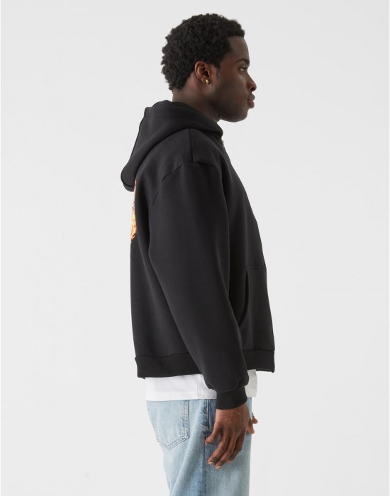 Суичър MJG Heavy Oversized Zip Hoody - Burning Wings black XXL