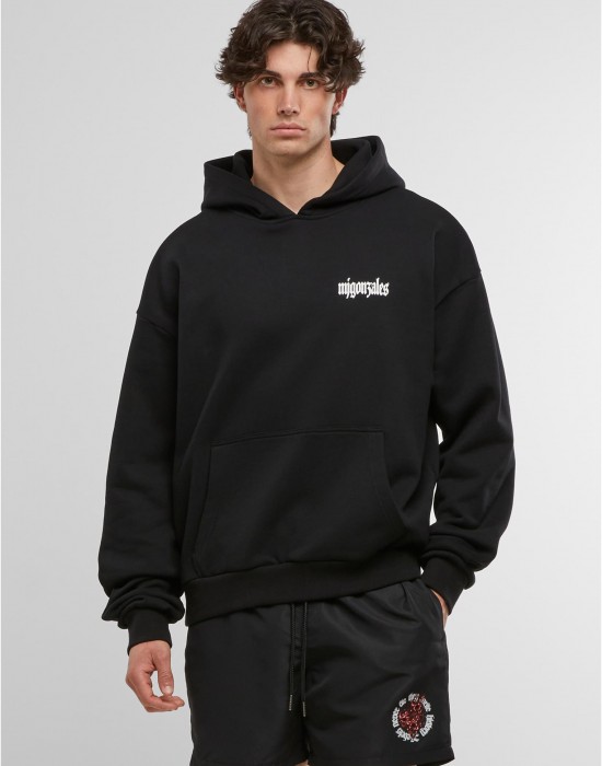 Суичър MJG Heavy Oversized Hoody - Rebels never die black XXL