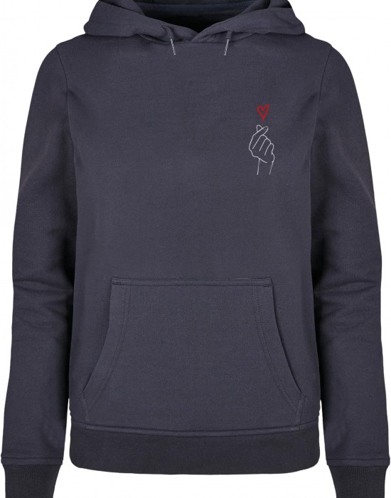 Ladies K Heart Basic Hoody navy XXL