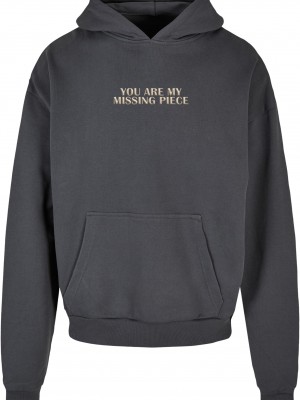 Missing Piece Ultra Heavy Hoody darkgrey XXL