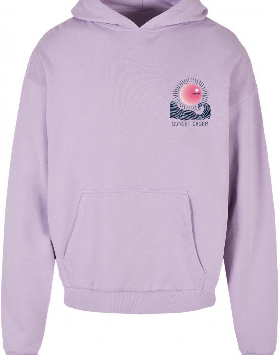 Sunset Charm Oversized Hoody lilac XXL