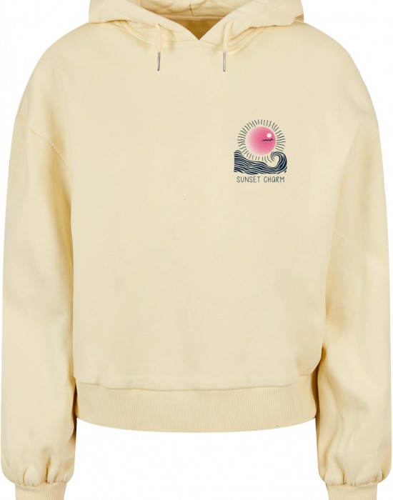 Ladies Sunset Charm Oversized Hoody softyellow XXL
