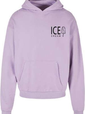 Ice Cream Oversized Hoody lilac XXL