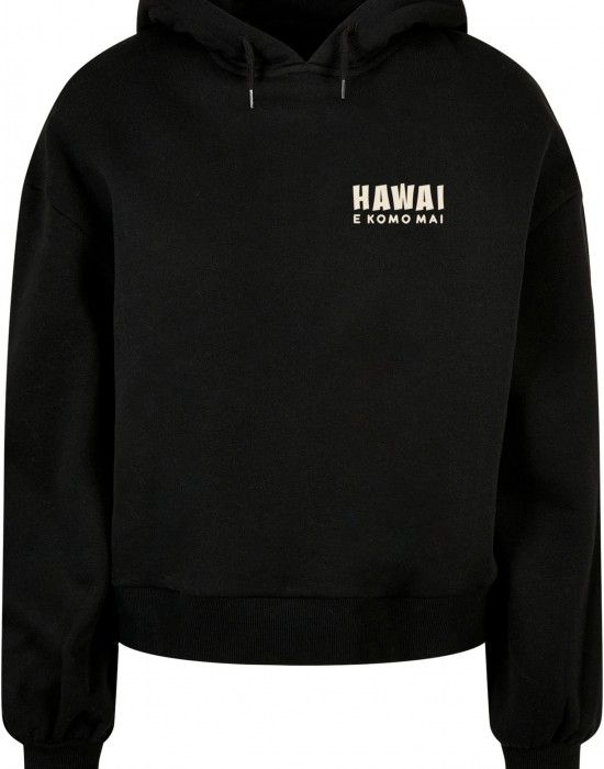 Ladies Hawai Oversized Hoody black XXL