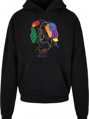 Love Is Love Oversized Hoody black XXL