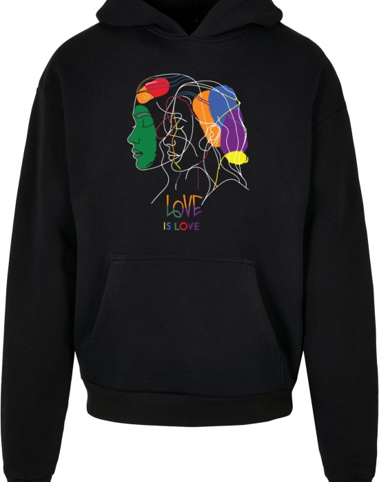 Love Is Love Oversized Hoody black XXL