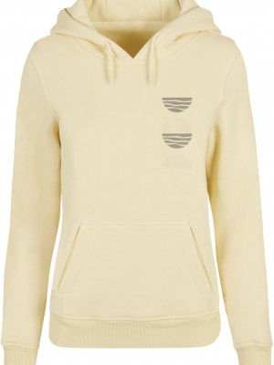 Ladies Abstract Waves Hoody softyellow XXL